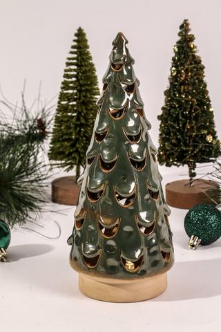 Ceramic Led Tree, 10x22cm