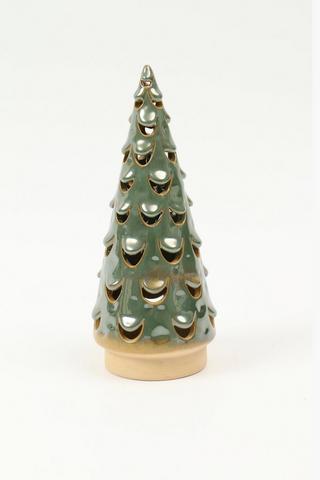 Ceramic Led Tree, 10x22cm