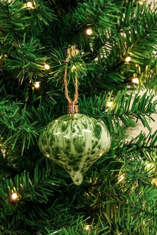 Tie Dye Lantern Bauble, 8cm