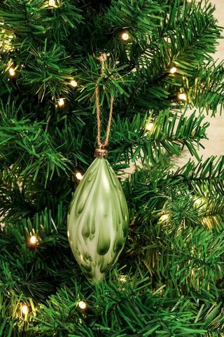 Tie Dye Teardrop Bauble, 14cm