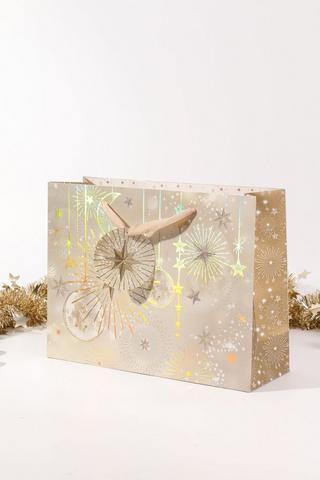 Metallic Foil Gift Bag Medium