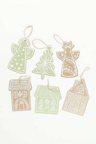 6 Pack Sugar Craft Gift Tags