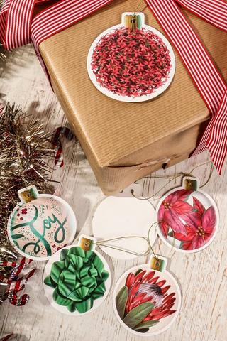 Colab Deerly Studio 6 Pack Bauble Gift Tags