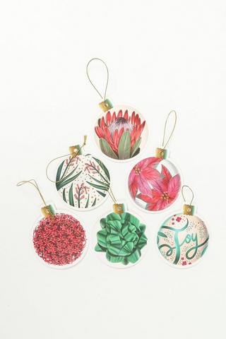 Colab Deerly Studio 6 Pack Bauble Gift Tags