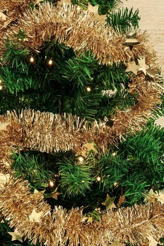 Starry Tinsel Garland, 60cm