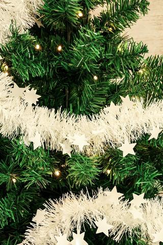 Starry Tinsel Garland, 60cm