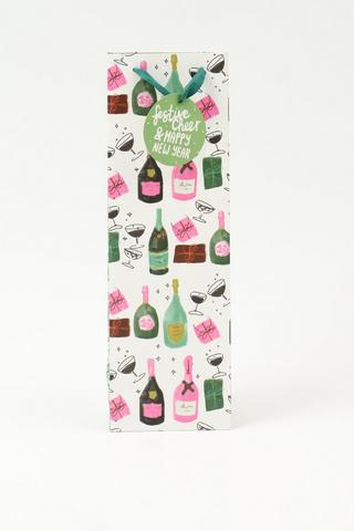 Festive Wine Gift Bag