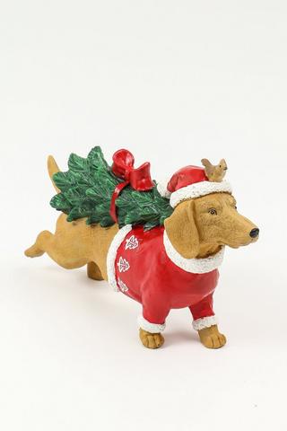 Sausage Dog Led Statue, 19x33cm