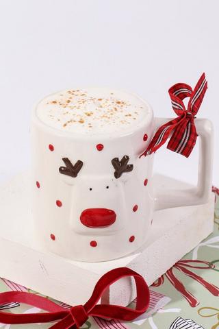 Reindeer Stoneware Mug