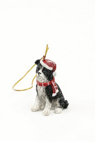Collie Scarf Hanging Decor, 7cm
