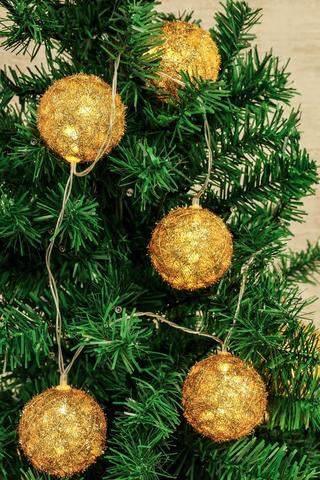 Sparkle Bauble String Lights, 1,6m