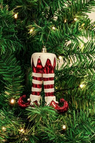Elf Legs Hanging Decor, 10x11cm