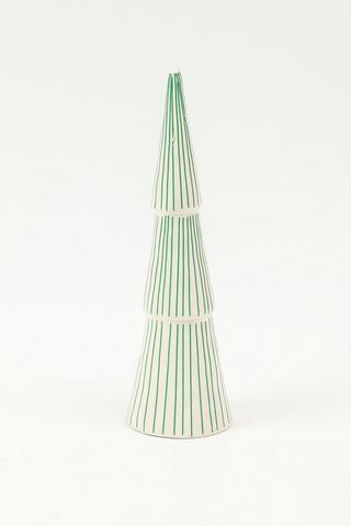 Cone Stripe Tiered Tree, 9x31cm