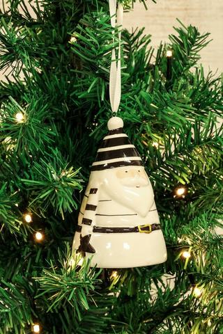 Santa Bell Hanging Decor, 12cm