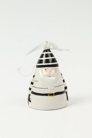 Santa Bell Hanging Decor, 12cm