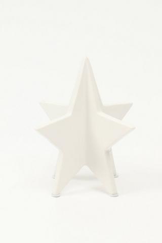 Ceramic Dimension Star Statue, 14x15cm