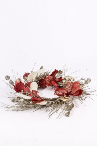 Poinsettia Wreath, 53cm
