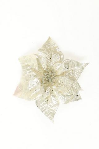 Poinsettia Tree Clip, 26cm