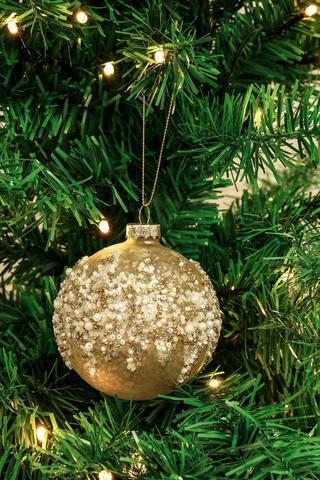Pearlised Bauble, 9cm