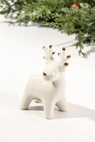 Assorted Single Reindeer Statue, 9x11cm