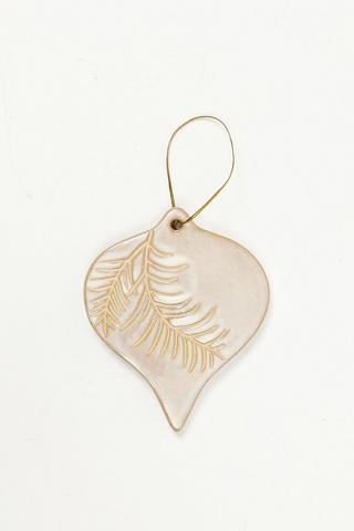Embossed Disc Hanging Decor, 10x12cm