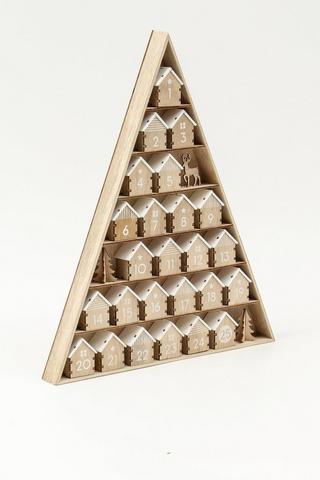 Tree House Diy Advent Calendar, 37x45cm