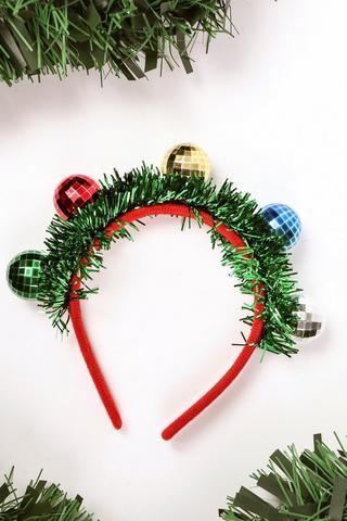Disco Bauble Head Band, 20cm