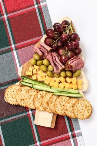 Festive Tree Wooden Server, Medium