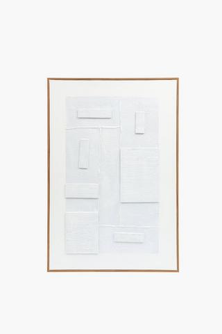 Framed Guash Blocks, 60x90cm