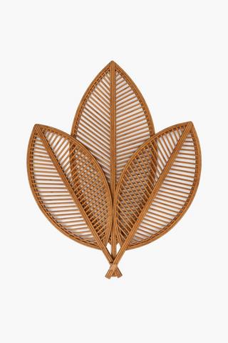 Dimensional Rattan Leaf, 80x100cm