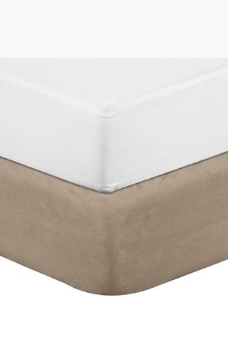 Faux Suede Bed Base Wrap