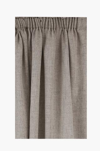 Woven Textured Athens Taped Curtain,230x218cm