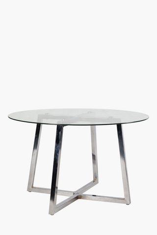 Round Glass Dining Table