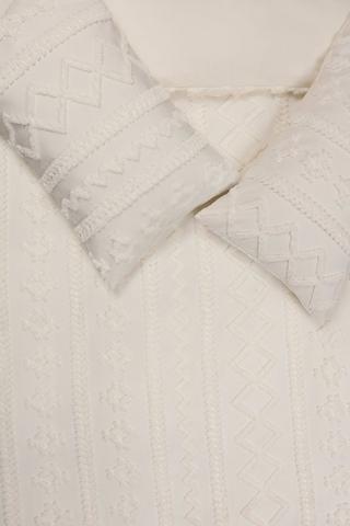 Soft Touch Tufted Geometric Duvet Cover Set