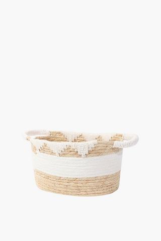 Natural Seagrass Utility Basket, Small