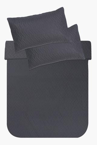 Soft Touch 5 Piece Woven Plain Quilt Set, 200x220cm