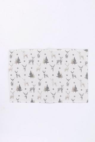 Reindeer Printed Placemat