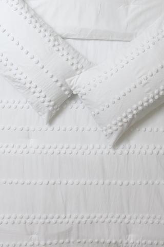 Soft Touch Clipped Tufted Jacquard Dobby Comforter Set