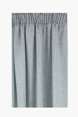 Woven Textured Athens Taped Curtain, 230x218cm