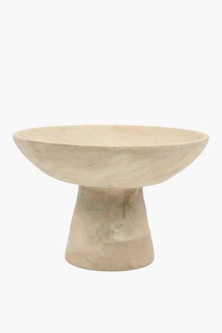 Footed Ceramic Decor Bowl, 23x33cm