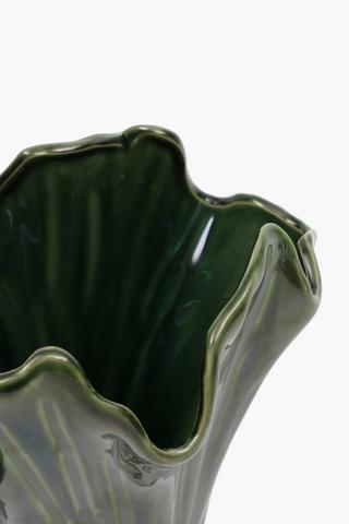 Flower Ceramic Vase, 17x23cm