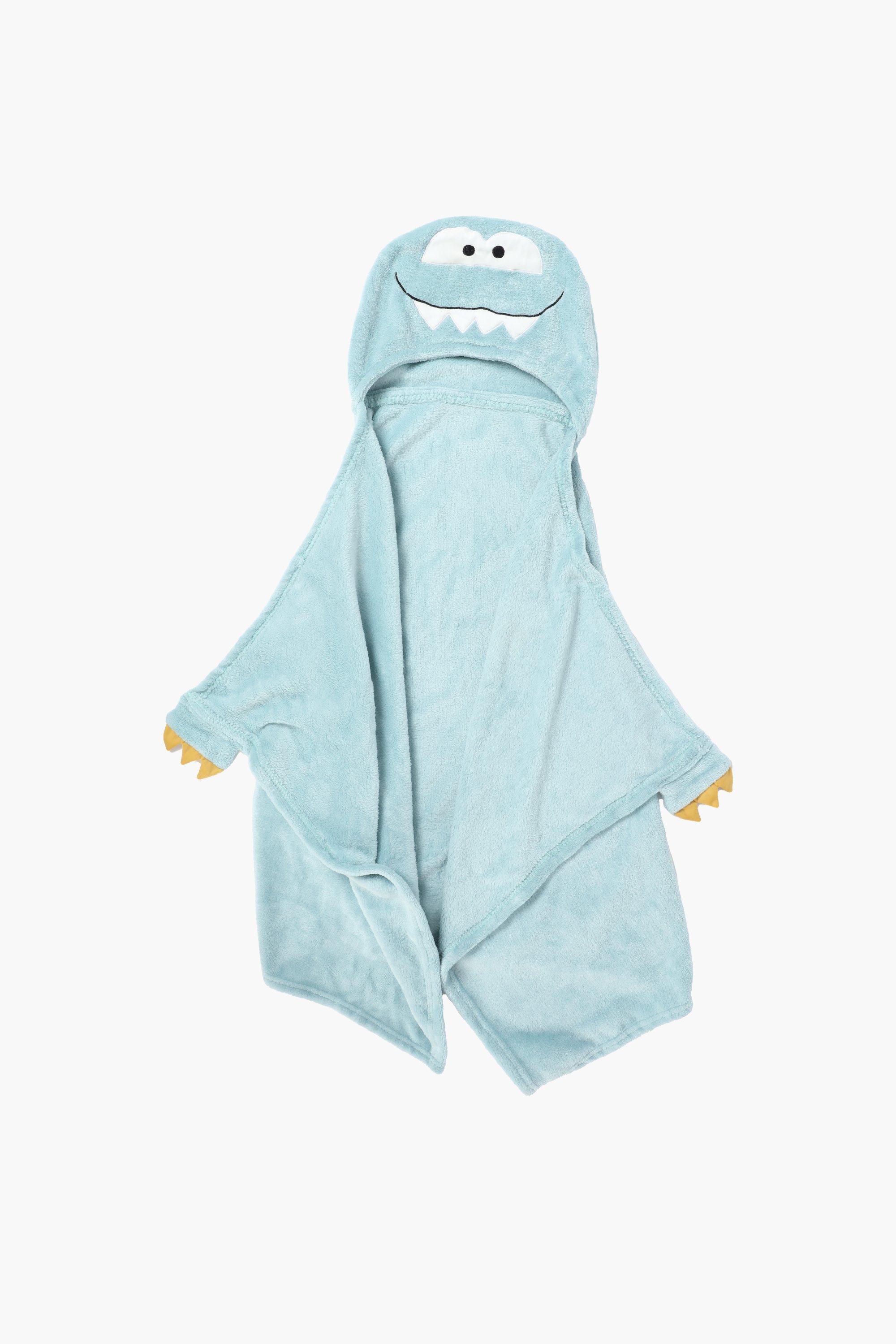 Dinosaur Hooded Plush Blanket