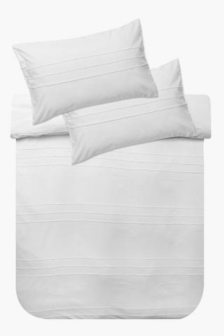 Clipped Stripe Duvet Cover Set