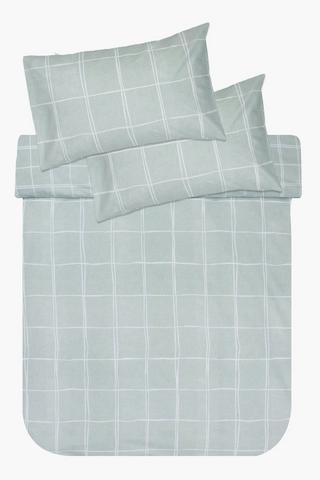 Polycotton Tomkin Check Duvet Cover Set
