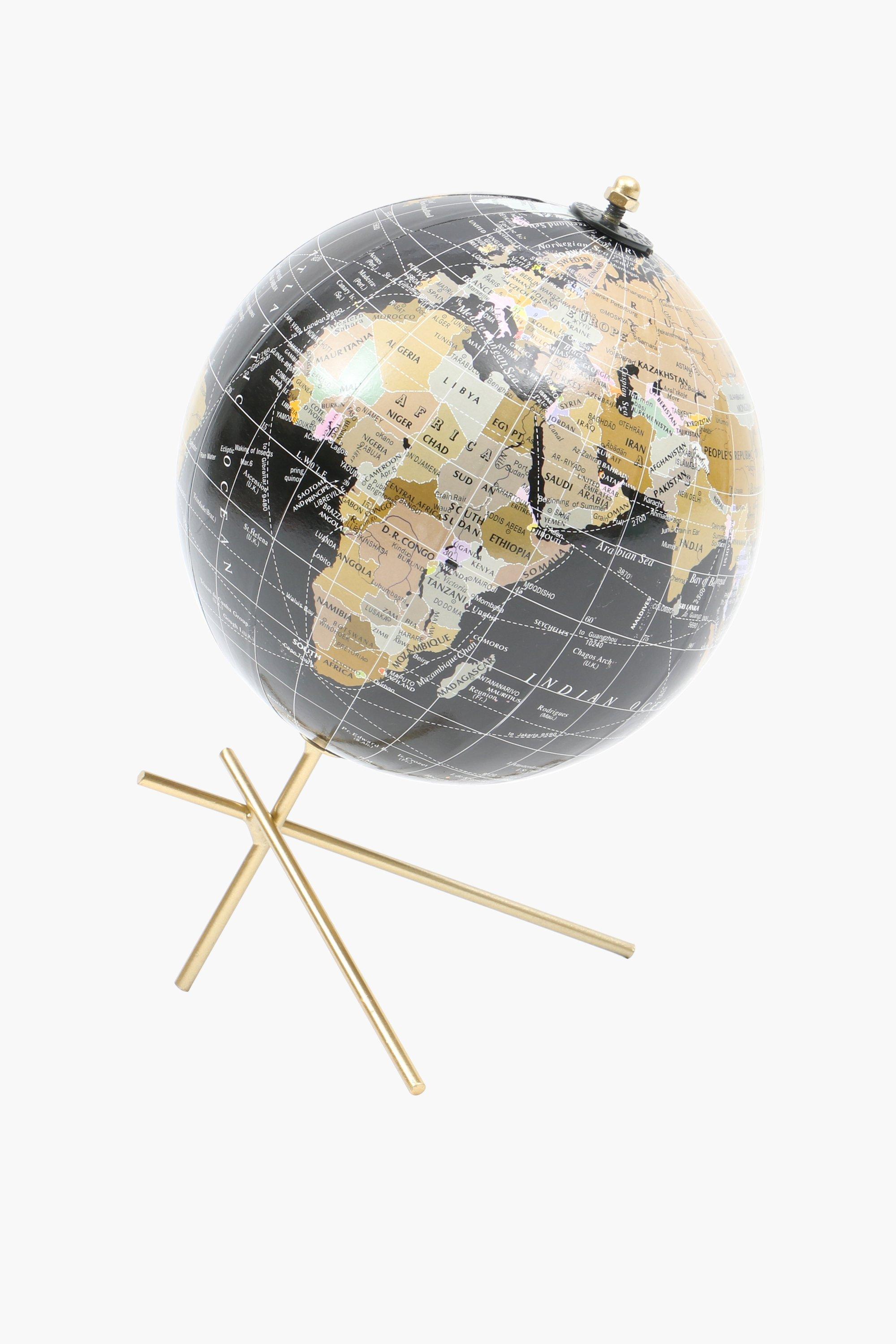 Tripod Standing Globe, 14x22cm