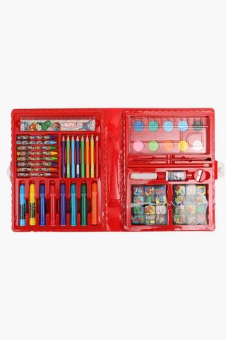 12 Piece Marvel Colouring And Stationery Set Briefcase