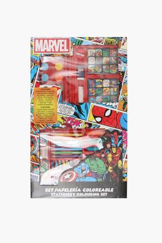 12 Piece Marvel Colouring And Stationery Set Briefcase