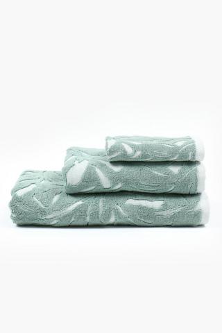 3 Pack Cotton Jacquard Palm Hand Towel