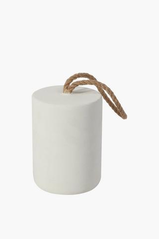 Cement Cylinder Doorstop