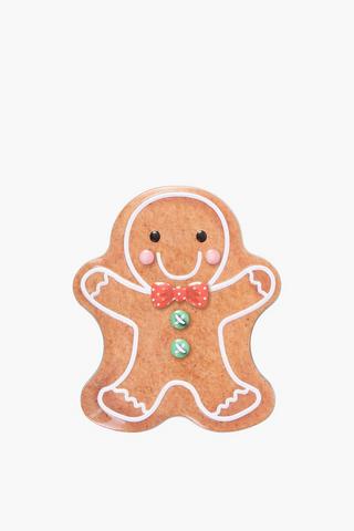 Choc Balls In Gingerbread Man Tin, 60g